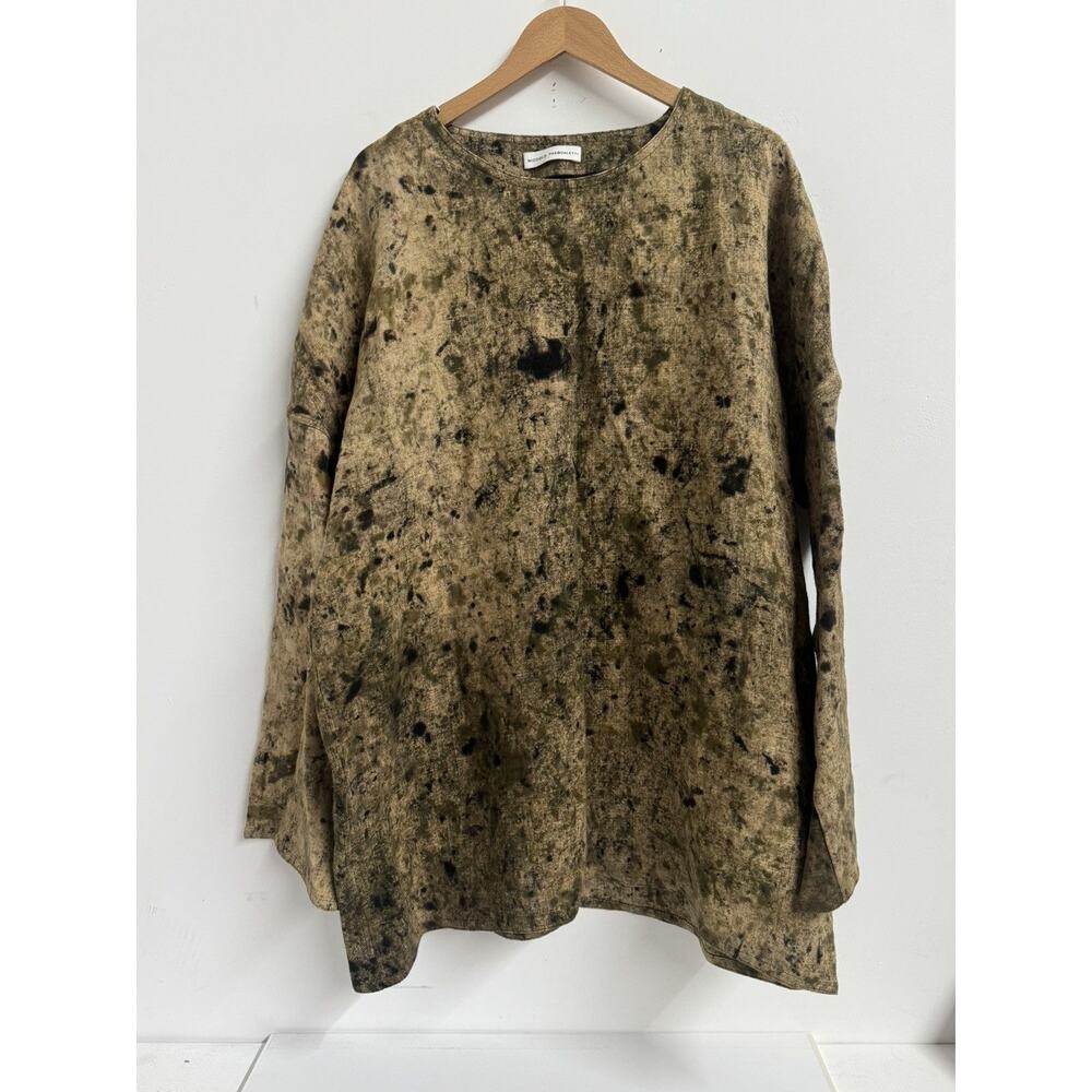 Niccolò Pasqualetti 100% Linen Splatter Dyed Long Sleeve